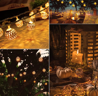 Solar String Lights in Oriental Design