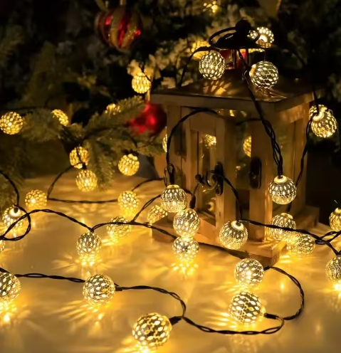 Solar String Lights in Oriental Design