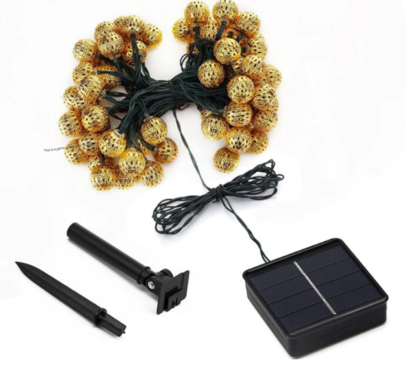 Solar String Lights in Oriental Design
