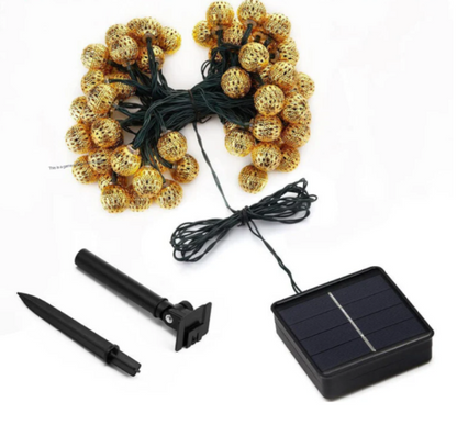 Solar String Lights in Oriental Design