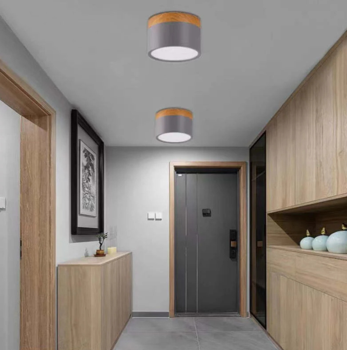 Timeless LED Ceiling Light in Morandi Design