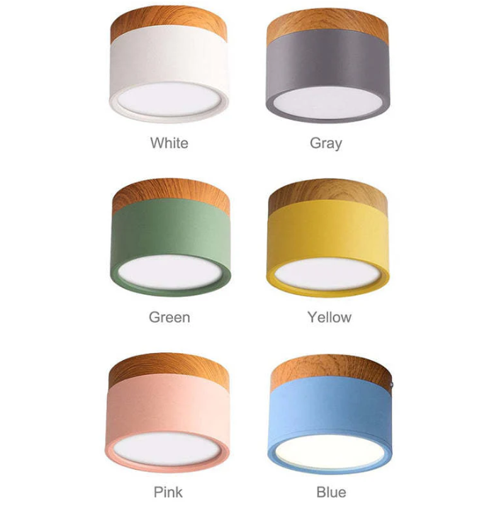 Timeless LED Ceiling Light in Morandi Design