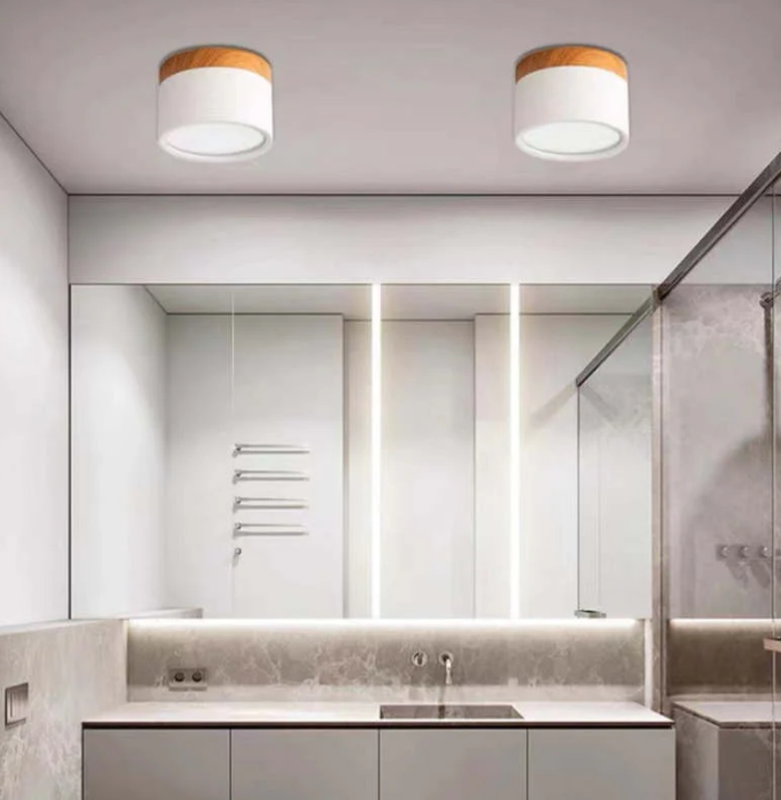 Timeless LED Ceiling Light in Morandi Design