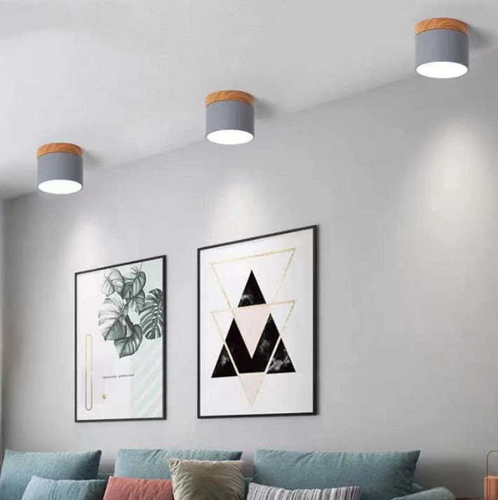 Timeless LED Ceiling Light in Morandi Design