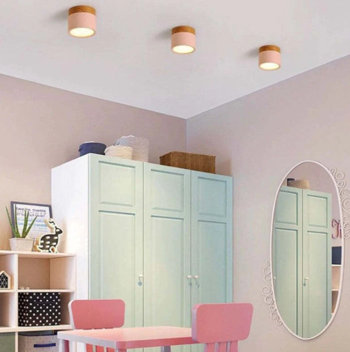 Timeless LED Ceiling Light in Morandi Design