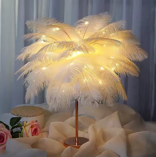 Elegant Feather Lamp for Modern Interiors