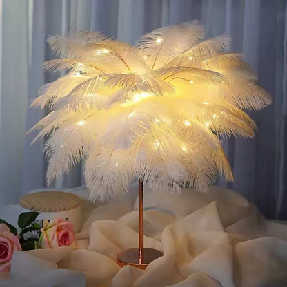 Elegant Feather Lamp for Modern Interiors