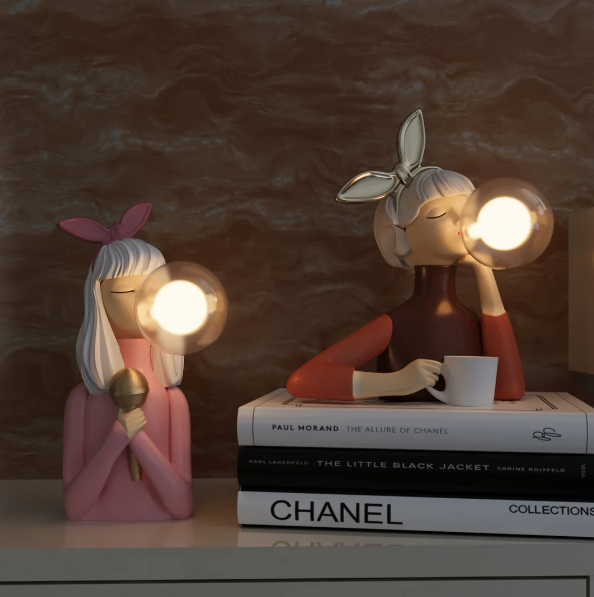 Creative Lamp with Bubble Gum Design