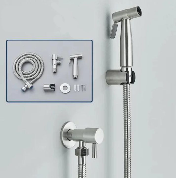 Luxury Bidet Hand Sprayer – Stainless Steel Hygienic Shower for Toilet & Bathroom
