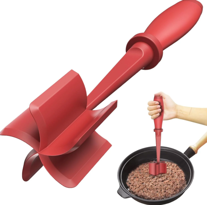 Practical Meat Chopper for Hot Pans