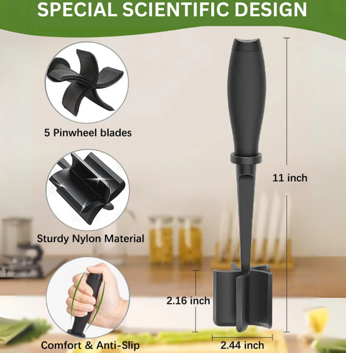 Practical Meat Chopper for Hot Pans