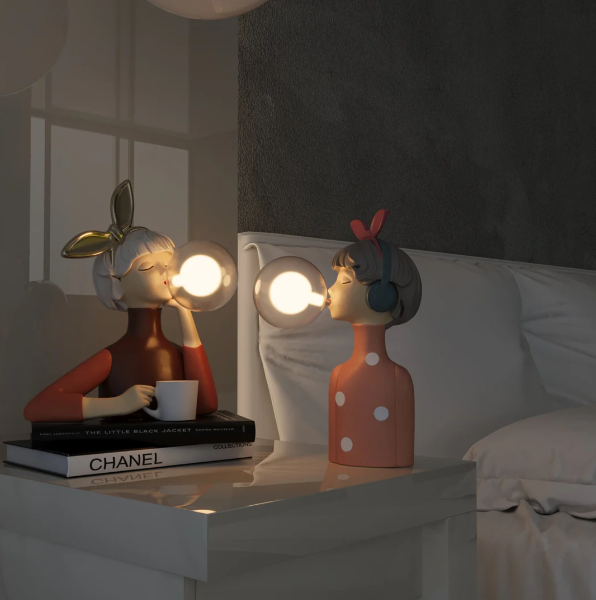 Creative Lamp with Bubble Gum Design