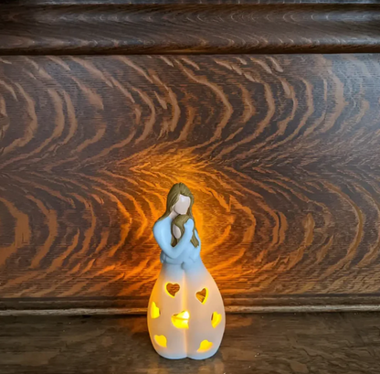 Decorative Candle Holder for Mother and Child