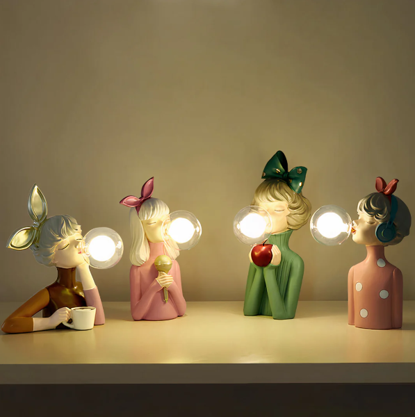 Creative Lamp with Bubble Gum Design
