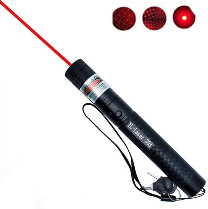 High-Power Laser Pointer 303 with Green and Red Beam for Long-Distance Use