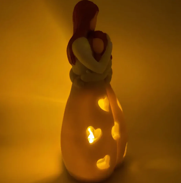 Decorative Candle Holder for Mother and Child