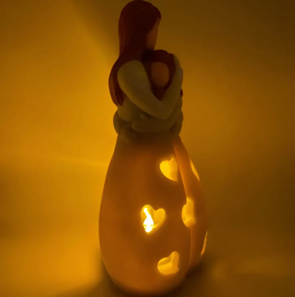 Decorative Candle Holder for Mother and Child