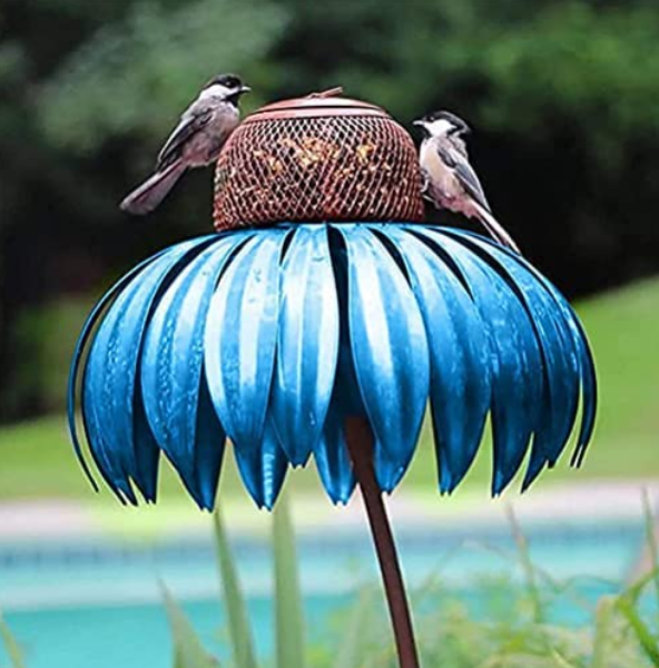 Flower-Shaped Bird Feeder for the Garden