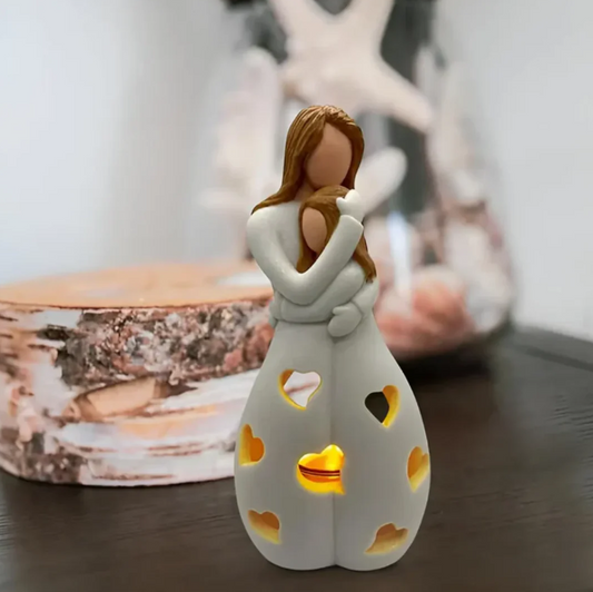 Decorative Candle Holder for Mother and Child