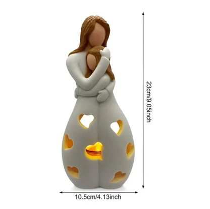 Decorative Candle Holder for Mother and Child