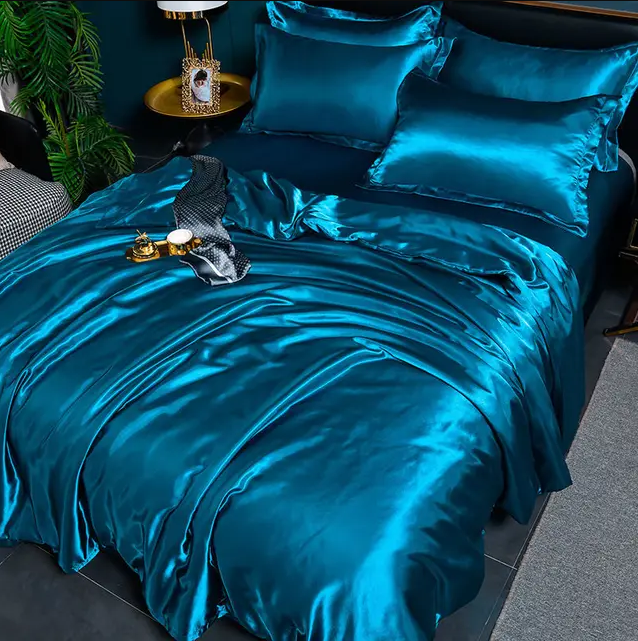 High-Quality Uni Satin Bedding Set for Comfort and Style