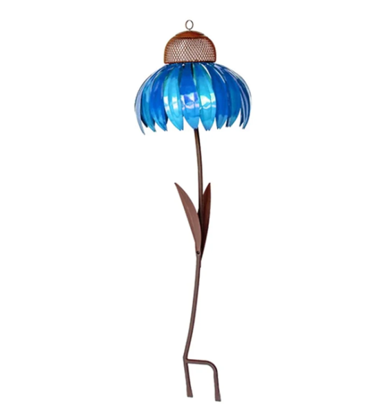 Flower-Shaped Bird Feeder for the Garden