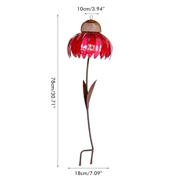 Flower-Shaped Bird Feeder for the Garden