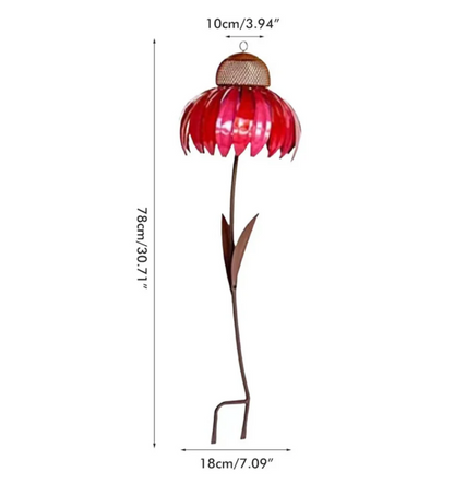 Flower-Shaped Bird Feeder for the Garden