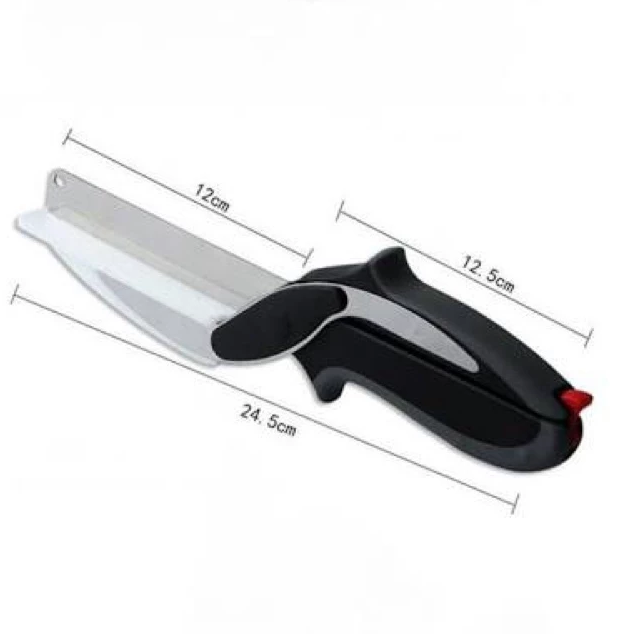 2-in-1 Kitchen Knife with Cutting Board – Practical Set for Fast Cutting and Food Preparation