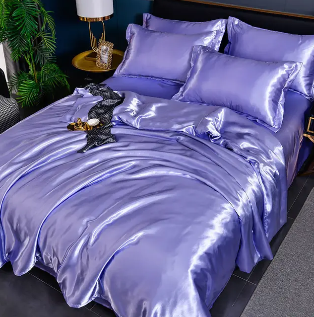 High-Quality Uni Satin Bedding Set for Comfort and Style