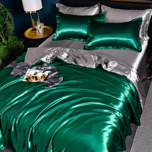 High-Quality Uni Satin Bedding Set for Comfort and Style