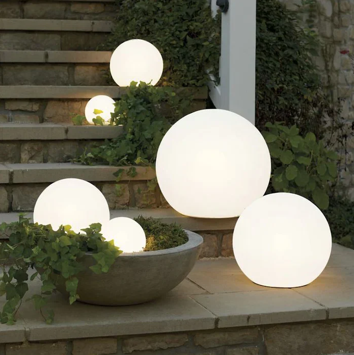 Outdoor Garden Lighting – Round LED Lamp