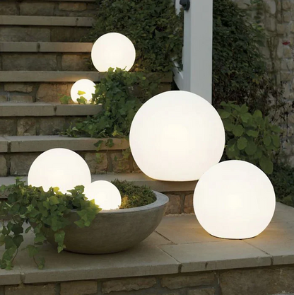 Outdoor Garden Lighting – Round LED Lamp