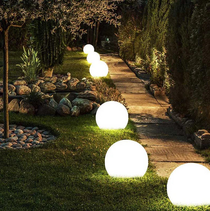 Outdoor Garden Lighting – Round LED Lamp