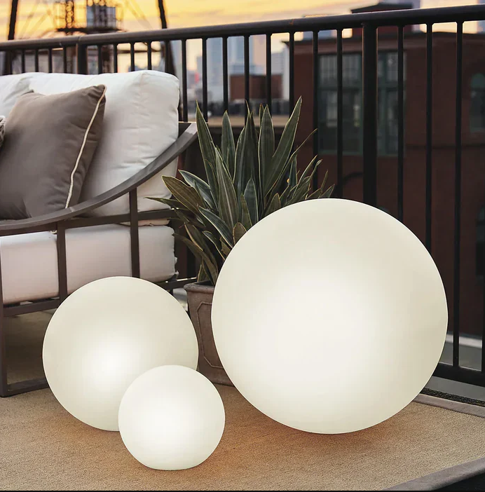 Outdoor Garden Lighting – Round LED Lamp