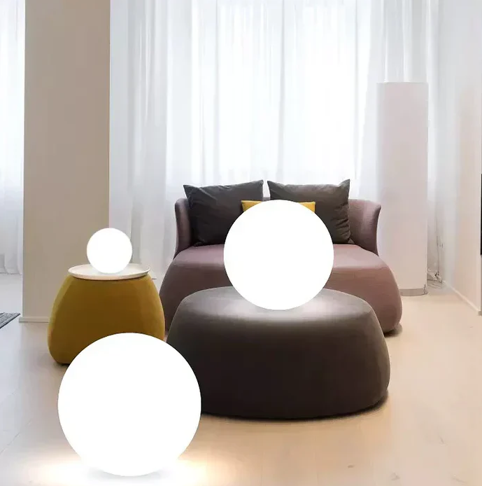 Outdoor Garden Lighting – Round LED Lamp