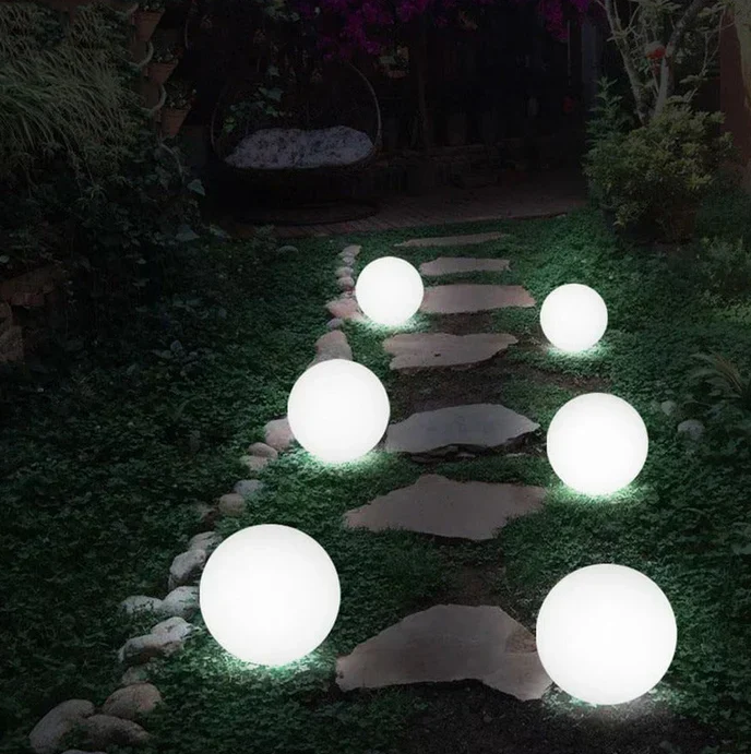 Outdoor Garden Lighting – Round LED Lamp