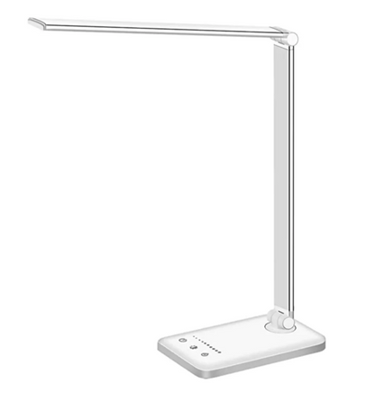 Adjustable LED Desk Lamp with Charging Function and Modern Design