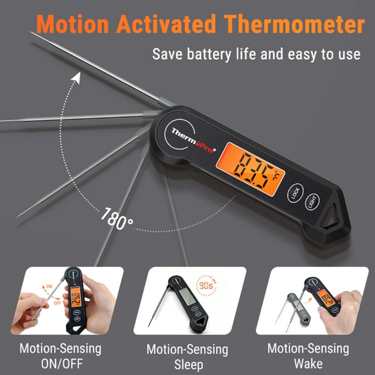 ThermoPro Electronic Kitchen Thermometer with Motion Sensor and Fast Display