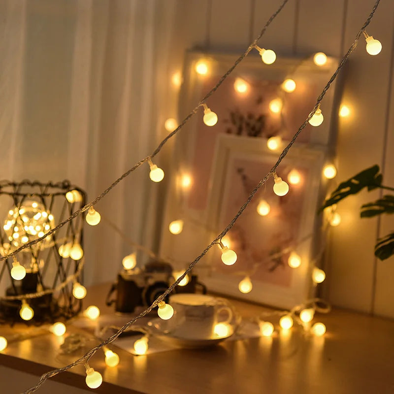 Outdoor String Lights with Solar Power for the Garden