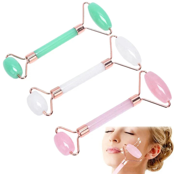 Massage Scraper and Facial Roller for Firming Skincare