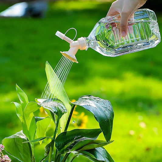 2-in-1 Dual-Cap Bottle Spray Nozzle – Mini Spray Head for Efficient Garden Irrigation