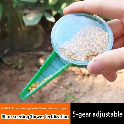 Adjustable Seed Spreader for Precise Distribution – Easy Garden Seed Dispenser for Even Sowing