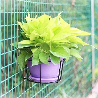 Sturdy Planter Holder with Metal Frame – Ideal for Balconies and Patios