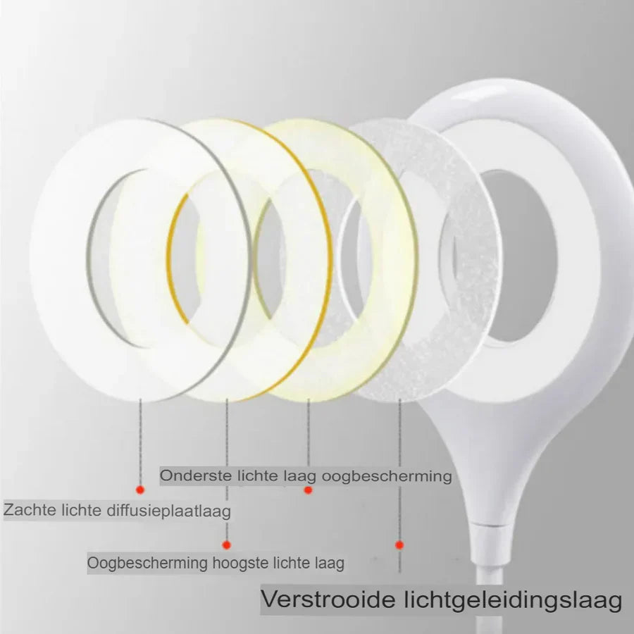 Compact Night Light – Rechargeable LED Light for Desk and Bedside Table