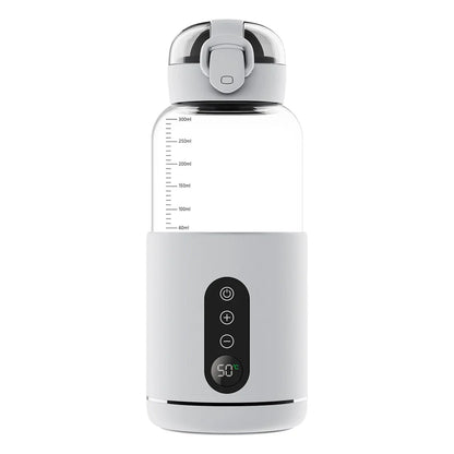 Portable Bottle Warmer with Temperature Display – Compact, Rechargeable Solution for On-the-Go Use
