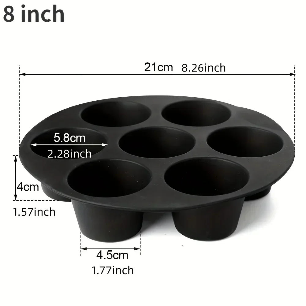 Silicone Muffin Mold for Air Fryer – Non-Stick for Muffins and Snacks