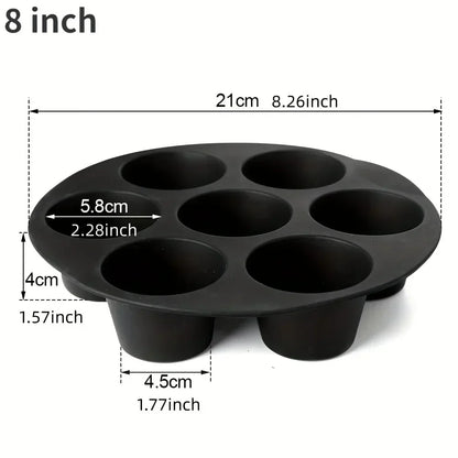 Silicone Muffin Mold for Air Fryer – Non-Stick for Muffins and Snacks