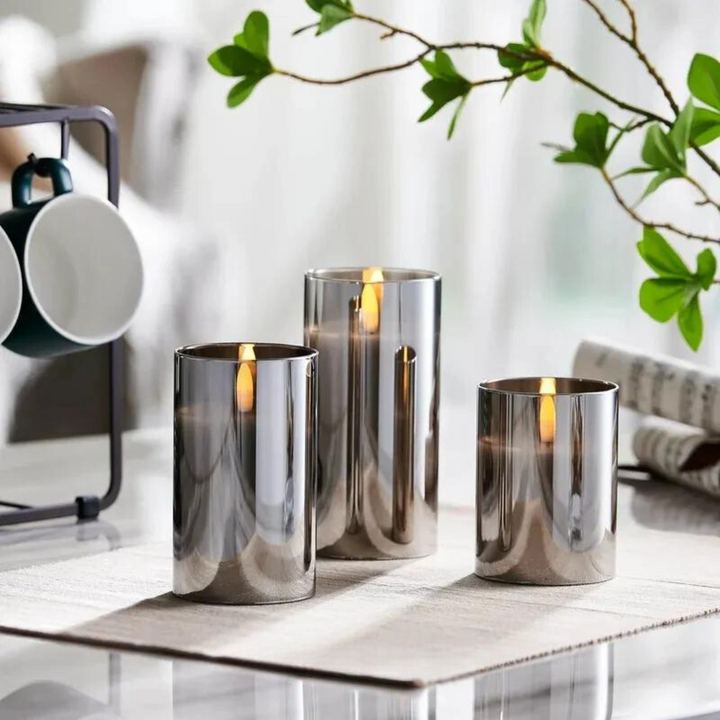 Real candle look – flickering LED candles for a cozy atmosphere, safe and long-lasting