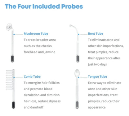 High-Frequency Skin Therapy Device for Smooth Skin